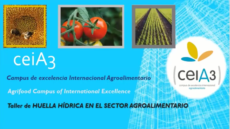 Taller de huella hídrica en el sector agroalimentario