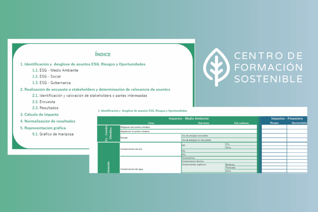 Plantilla excel Doble Materialidad